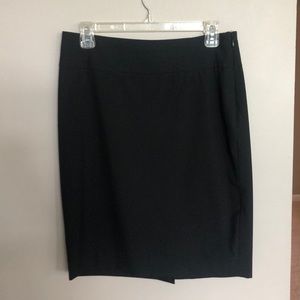 Black pencil skirt